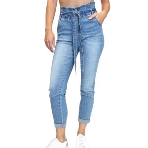 Almost Famous Paperbag-Waist Jeans